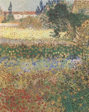 Vincent Van Gogh Garden in Bloom (mk09) china oil painting image